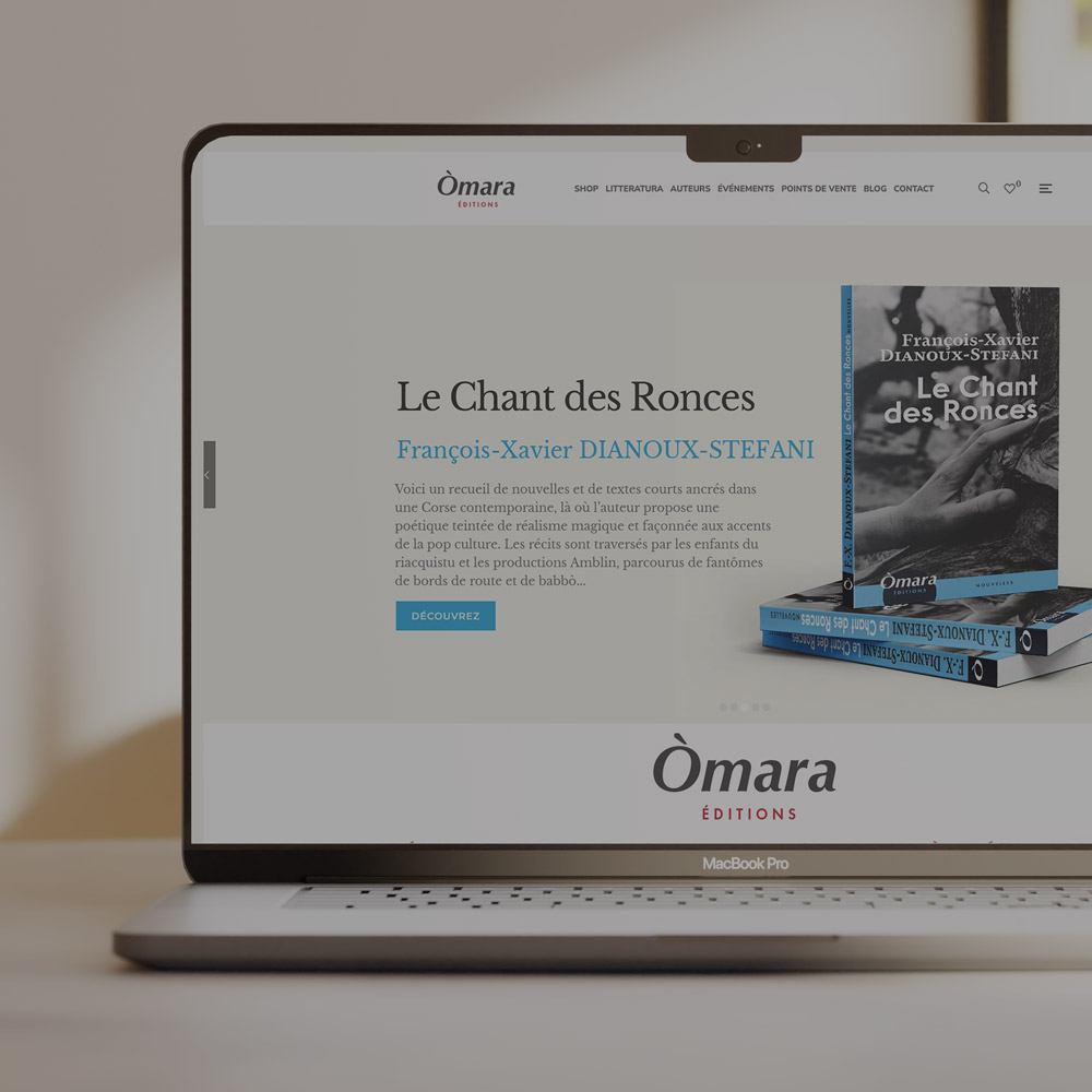 Création E-Commerce – Omara Éditions